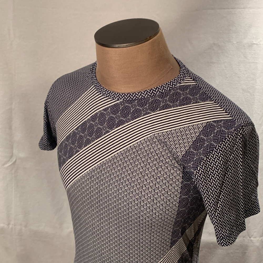 Ted Baker Art Deco Asymmetrical pattern blocking Size 2